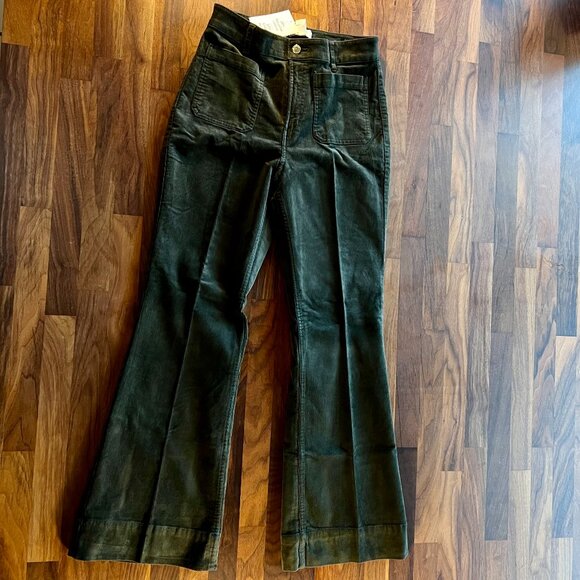 Flared Corduroy Pants Women's Size 8 - Picture 1 of 5